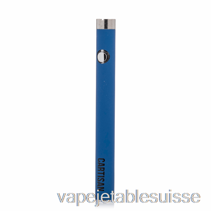 Vape Suisse Cartisan Slim Bouton 280 510 Batterie Bleu